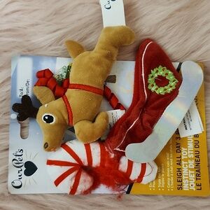 Brand New Our Pet's HOLIDAY INSPIRED CATNIP Cat Toy-3CT.